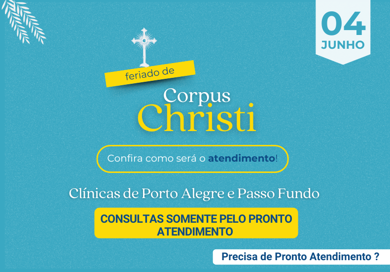 Feriado Corpus Christi - IBCM