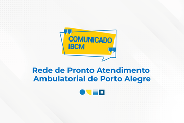 Comunicado oficial do Plano de Saúde IBCM informando o encerramento da parceria com a Clínica Traumazul/Cruz Azul em Porto Alegre desde 12/07/2026. O texto garante a continuidade do atendimento e lista as alternativas da rede de Pronto Atendimento credenciada em Porto Alegre para atendimento adulto, infantil, traumatológico (Clínica Ortra e Urgetrauma), oftalmológico (Sulvision) e odontológico (Doctor Odontologia). Ao final, informa o telefone da Central de Atendimento: (51) 3230-5511.